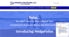 Desktop Screenshot of hedgefolios.com