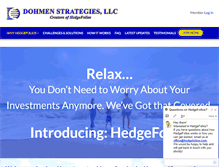 Tablet Screenshot of hedgefolios.com